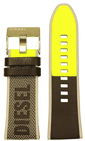 Diesel Uhrband Wechselarmband LB-DZ7429 Ersatzband DZ7429 Nylon 28 mm Grau