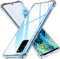 ivoler Klar Silikon Hülle für Samsung Galaxy S20+ / S20 Plus 5G mit Stoßfest Schutzecken, Dünne Weiche Transparent Schutzhülle Flexible TPU Durchsichtige Handyhülle Kratzfest Case Cover
