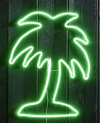 Best Season LED-Silhouette 'Flatneon', 384 LED, Palme