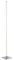 SellTec LED Stehleuchte, platzsparende Stehlampe - Leselampe Leseleuchte Touchdimmer warmweiß, Lampe stufenlos dimmbar, warmweiß…