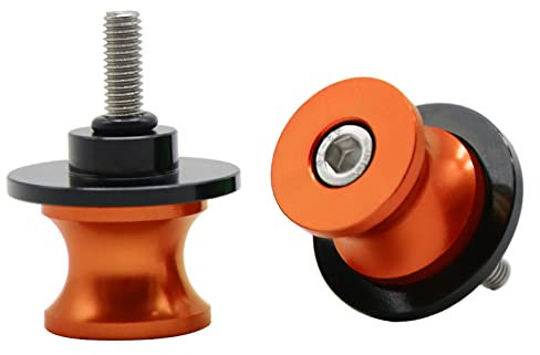 M10 Schwingenschutz Schwingenadapter Ständer Bobbins Spool Racingadapter Ständeraufnahme für Duke 125 200 390 690 790 890 R, 1290 Superduke R Orange