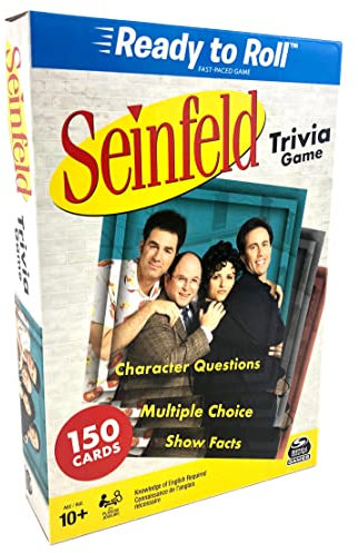 Seinfeld TV-Show - Wissensspiel - 150 Karten - 2 oder mehr Spieler - ab 10 Jahren