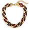 Acryl Chunky Halskette Lange Punk Cuban Gliederkette Choker Leichte Boho Wrapping Gliederkette Modeschmuck Geschenke für Frauen Mädchen