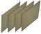 sourcing map Microwave Oven Waveguide Cover Mica Repairing Plate Oven Sheet Board for Kitchen 150x150x0.6mm, Pack of 4