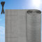 Sonnewelt Pare-Vue 1.2x20m, 150 g/m² HDPE Tissu d'ombrage, Filet d'ombre de Protection Contre Le Vent, Filet d'ombrage de Protection Contre, Filet tissé Gris