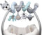 XIXILAND Kinderwagen Spielzeug Babyspielzeug 0-6 Monate, Activity Spirale Kinderwagenkette Neugeborenen Spielzeug mit Musik für Bett, Laufstall, Babyschale & Autositz, Motorikspielzeug für 0+ Monaten