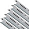 PRIOstahl Wandschienen für Regalträger - 5 x Schienen | 1-reihig | Länge: 1500 mm | Silber | Wandhalterung zur flexiblen Montage von Regalsystemen Regalhalter Regalbodenträger Wandregal aus Stahl