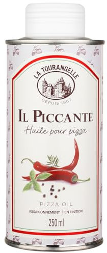 La Tourangelle - Huile Il Piccante - Huile piquante pour pâtes et pizzas - Goût pimenté - Infusion naturelle - 250ml