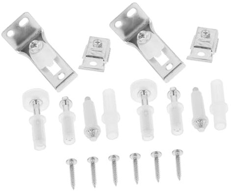 jojofuny 2 Sätze Pivot-türbeschläge Schiebetürbeschläge Hardware-kit Für Zweiflügelige Scheunentore Leitrad Türeinbausatz Rostfreier Stahl Werkzeuge Zum Reparieren Falttür