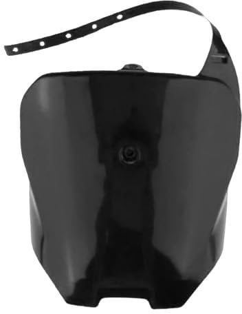 Motorcycle Front Number Plate Rugged High Performance Plastic Number Plate Motorcycle Number Plate Front Number Plates for CRF70 (Black)