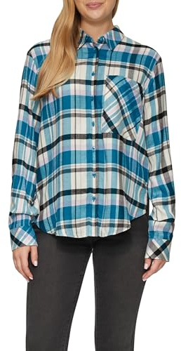 s.Oliver Oversized Baumwollbluse mit Herz-Stickerei