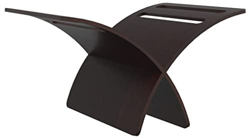 Kavolet Zeitungsständer Holz Freistehend Modern Zeitschriftensammler Holz Magazinhalter Zeitschriftenständer Prospekthalter Landhaus Buchständer 29,5 x 29,5 x 26,5 cm