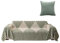 jianyana Sofa überzug, Weich rutschfest Sofabezug Universal Couch überzug für 2 3 4 Sitzer mit Sofaschoner Atmungsaktiv Maschinenwaschbar Möbelschutz für nordisches Sofa mit 1 Kissenbezug