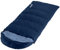 Skandika Dundee Junior Kinderschlafsack | Outdoor Camping Schlafsack für Kinder, Flanell-Innenfutter aus Baumwolle, kuschelig weich, wasserabweisend, Komfortbereich von 13 bis 3°C, 175x70 cm (Indigo)