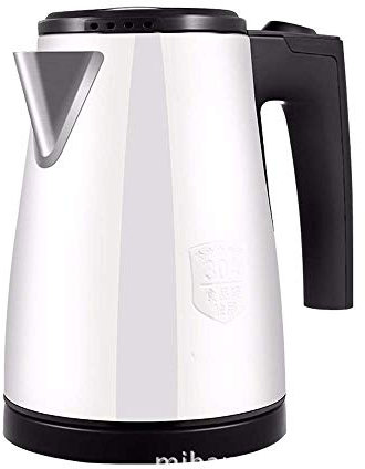 Olla para cocinar, hervidor eléctrico, Tetera Acero Inoxidable 0,8 litros, Calentador Agua inalámbrico con ebullición rápida, Apagado automático y protección contra ebullición en seco