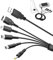5 in 1 Charger Cable for Nintendo DS Lite, USB Charging Lead for DS Lite, Wii U, New 3DS XL, 3DS, 2DS, DSi XL, Gameboy Advance SP, PSP 1000/2000/3000 – Multi-Compatible Charging Cable for Multiple Gam