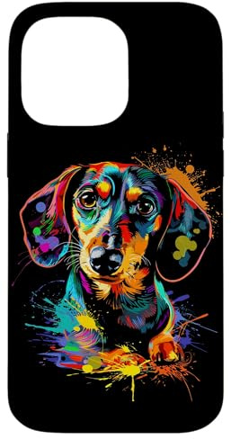 Dachshund Dog Splash Case for iPhone 14 Pro Max