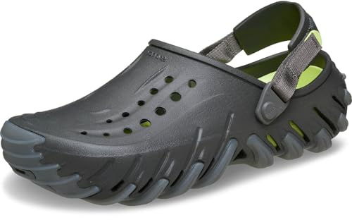Crocs Unisex Adult Echo RO Clogs, Black Sand, 10 UK Men / 12 UK Women