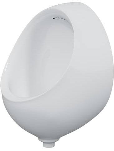 HAGO 24 | Orinatoio Pissoir | ceramica | bacino per orinatoio | montaggio a parete | ingresso posteriore | igienico | facile da pulire | WC ospiti | bianco