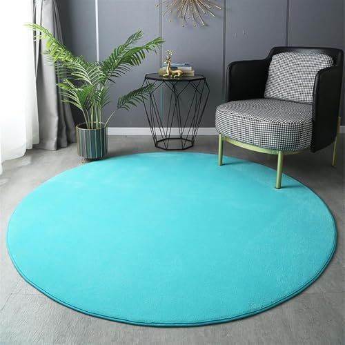 Tapis Rond en Vinyle-Imitation Carreaux de Ciment-Antidérapant Salon Salle de Bain Cuisine Sol-Épaisseur 0,6 Mm-Ensemble,100cm,6,180 * 180CM
