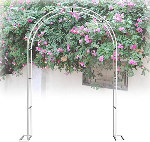 Jardinera de hierro forjado para plantas trepadoras para patios y balcones (tamaño: 140 x 230 cm)