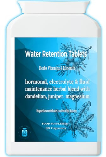 Diuretics for Water Retention Strongest Natural Diuretic Formula - Fluid Balance - Extra Strong Water Retention Tablets Women & Men - Clean Capsule 90 Pills - Swollen Feet, Legs Ankles - Weight Loss
