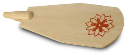 Sikora E1V 6er Set Ersatz Flügel Pyramidenflügel für kleinere Weihnachtspyramiden aus Holz L:10,7 cm mit traditioneller Verzierung