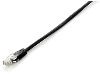 Equip Patchkabel Cat6 U/UTP 2xRJ45 ECO Polybeutel 0,50 m Schwarz
