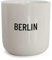 PLTY - Becher - Tasse ohne Henkel - Handglasiertes Weiß Porzellan - Hochwertiges Bone China Coffee Mug - Berlin - Cities