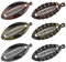 LUTER 6 pièces 14 cm Pinces à Cheveux Banane Forme de Poisson Poignées à Cheveux Pince Femmes Accessoires de Cheveux (2 Styles, 3 Couleurs)