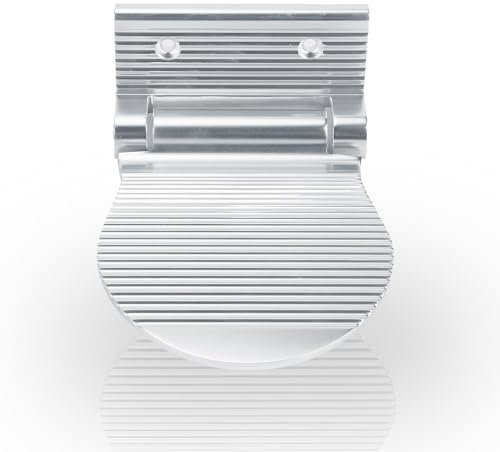 HERCHR rutschfeste Fußstütze, Badezimmer-Duschpedal, Dusch-Rasierfußstütze, Fußstütze Step rutschfest Aluminiumdusche Rasierbeine Faltbare Für Badezimmer, Dusche, Fußstütze Für Zuhause, Hotel