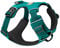 RUFFWEAR Front Range Hundegeschirr mit Brustring, Reflektierendes Gepolstertes Anti-Zieh-Geschirr, Aurora Teal, L/XL