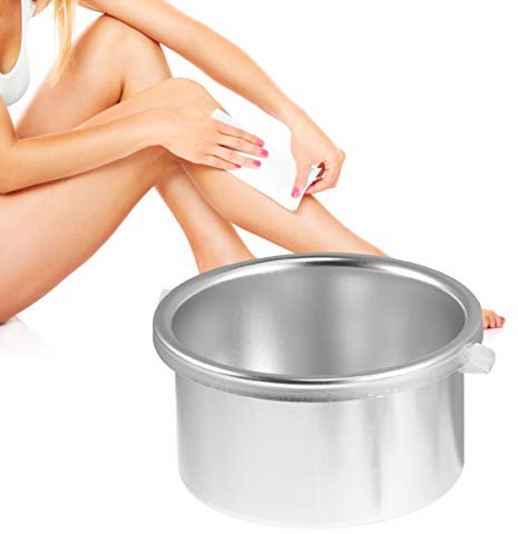 FRCOLOR Wax Warmer Inner Poot Replacement, Melting Pot Insert Replacement Hair Removal Waxing Kit for Hair Remover Machine Home Waxing Accessory