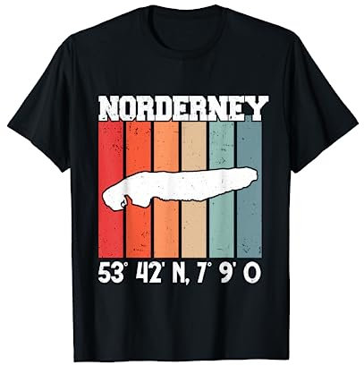 Norderney Koordinaten Ostfriesische Insel Norderney T-Shirt