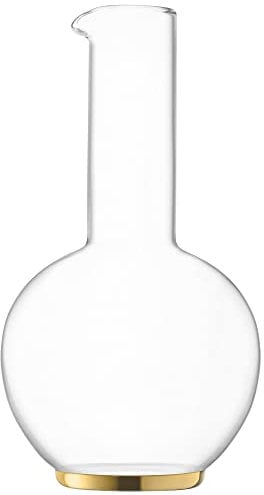 LSA International Luca Carafe 1.5L Gold| 1 Unit | Mouthblown & Handmade Glass | LC07