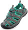 Knixmax Sandales Femme Homme Sandales de Randonnée,Bout Fermé Antidérapantes et Légères et Confort,Sandale de sport Outdoor Sandale de Marche D'été,Vert EU 45