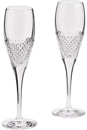 Vera Wang Diamond Mosaic Flute Pair