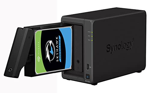 Synology DVA1622 NVR 6TB (2X 3TB) Skyhawk, Schwarz