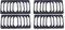 NONDK 20pcs 120mm Silicone Fan Gasket Anti-vibration Noise Reducing Joint Pad for PC Computer Case Fan