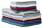 Viterbo Biancheria Set 12 Pezzi Asciugamani + Ospite Bagno in Spugna 6+6 Viso+Ospite Cotone 100% Nuovi Colori Ring