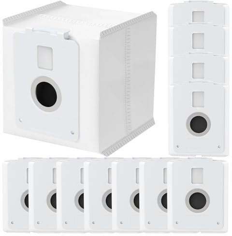 1 confezione (12 sacchetti) per aspirapolvere LG CordZero sacchetti universali in tessuto bianco