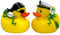 MIK funshopping Badeente Quietscheente Badewannenspielzeug (2-teiliges Set Enten Pirat & Kapitän)