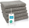 ZOLLNER Ensemble de Serviettes de Douche 100% Coton, 70x140 cm, Marron.