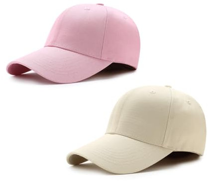 Ossidde Baseballkappe für Herren und Damen, 100% Baumwolle, verstellbar, einfarbig, Unisex, Einheitsgröße