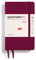 LEUCHTTURM1917 370778 Wochenkalender Pocket (A6) 2025, Port Red, Englisch