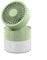 3 in 1 Small Air Humidifier, USB Fan, and LED Night Light with 350ml Water Tank Capacity (Green)