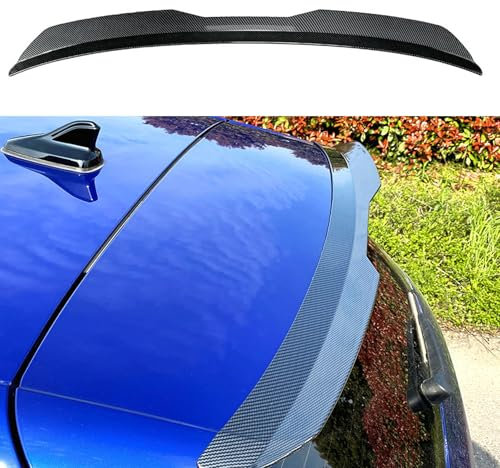 FCNNYBF Auto Heckspoiler für Kia Rio 5-Door/Rio Station Wagon/X-Line YB UB JB DC 2000-2024, Auto Kofferraum Spoiler Heckflügel Lippe Spoiler Kofferraumspoiler Dachspoiler Zubehör,Carbon Color