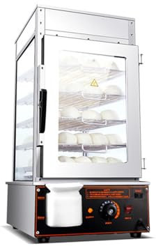 Secadora de ropa portátil Plancha de vapor electrónica comercial de 5 capas, calentador de alimentos eléctrico, perfecto para cocinar al vapor en restaurantes y bufés, máquina de vapor de 12