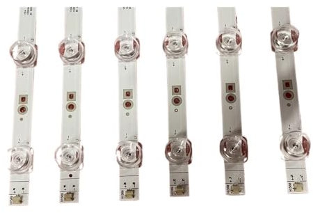 WMAMBZNDHP Bande de rétro-éclairage LED, Compatible avec 65AE7200F 65A7300F 65A7100F 65A7300FTUK 65AE7000F, for SVH650AH8 65AE7300 65A7120FS HZ65A52E HZ65A55E(Kit 6pcs for 1 TV)