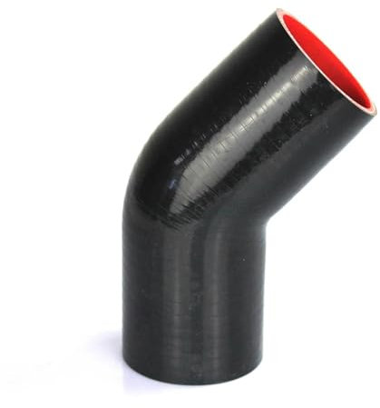 Manguito Turbo Manguera de codo de silicona de 45 grados, 45 mm, tubo de admisión de aire de silicona, tubo de admisión de aire para tubería de intercooler flexible Líneas y mangueras de presión